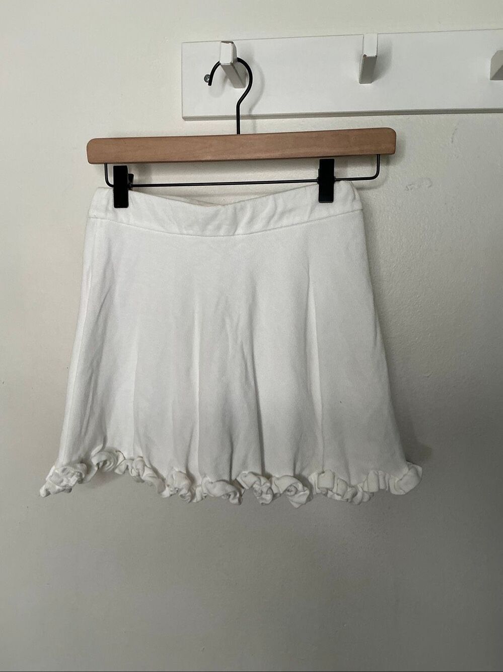Loeffler Randall Ruffle Skirt | White in XS